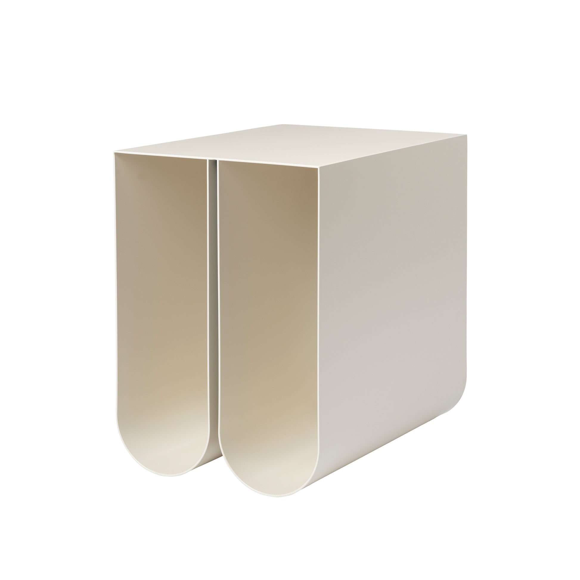 Kristina Dam Studio｜Curved Side Table - White