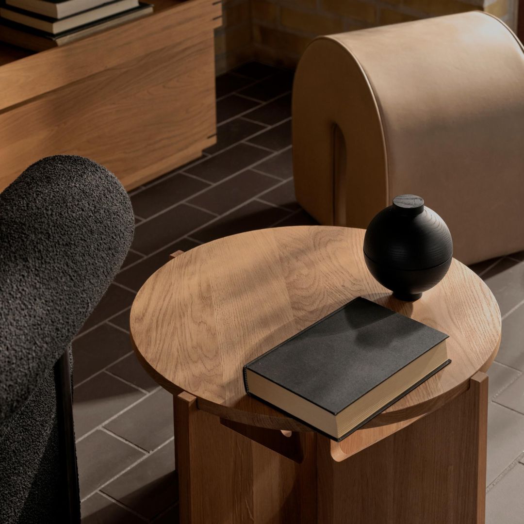 Kristina Dam Studio｜XL Wooden Sphere - Black