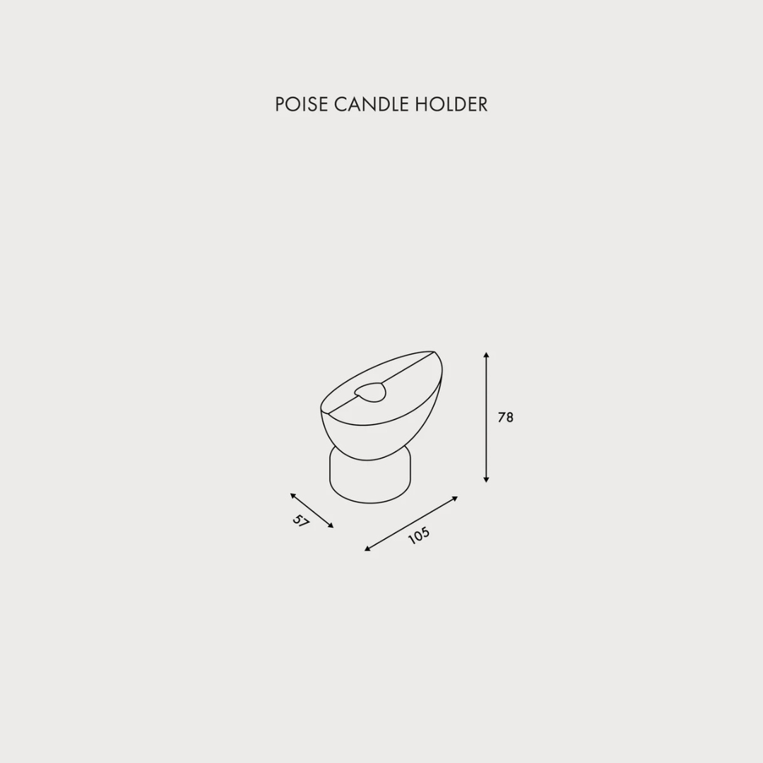 Origin Made｜Poise Candle Holder - Horizontal ( 預購商品 )