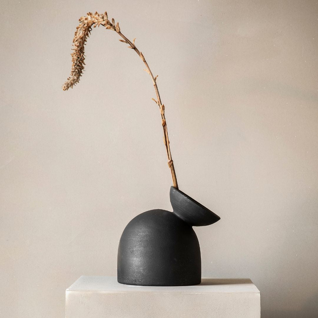 Origin Made｜Charred Vases - Dome